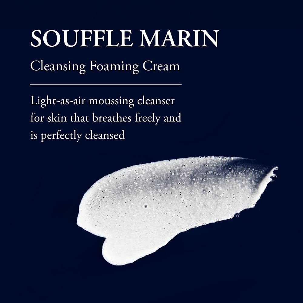 Phytomer Souffle Marin Foaming Facial Cleanser Cream | Moisturizing Face Wash Renews Dull Skin | Gentle, Light-as-Air Foaming Exfoliator | Natural Ingredients, Sustainable & Eco-Friendly | 150 ml - Image 2