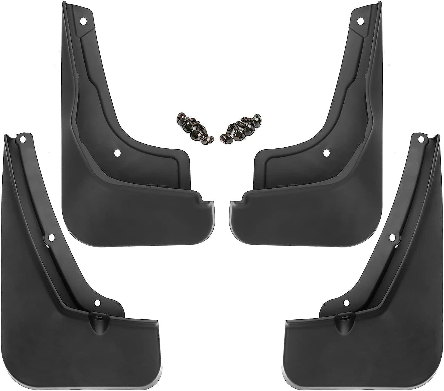 HGYNBCP Car Mud Flaps Splash Guards for MG 4 MG4 EV Mulan Hatchback 2022 2023, Splash Guard Front Rear Mudguard with Fixing Screws.