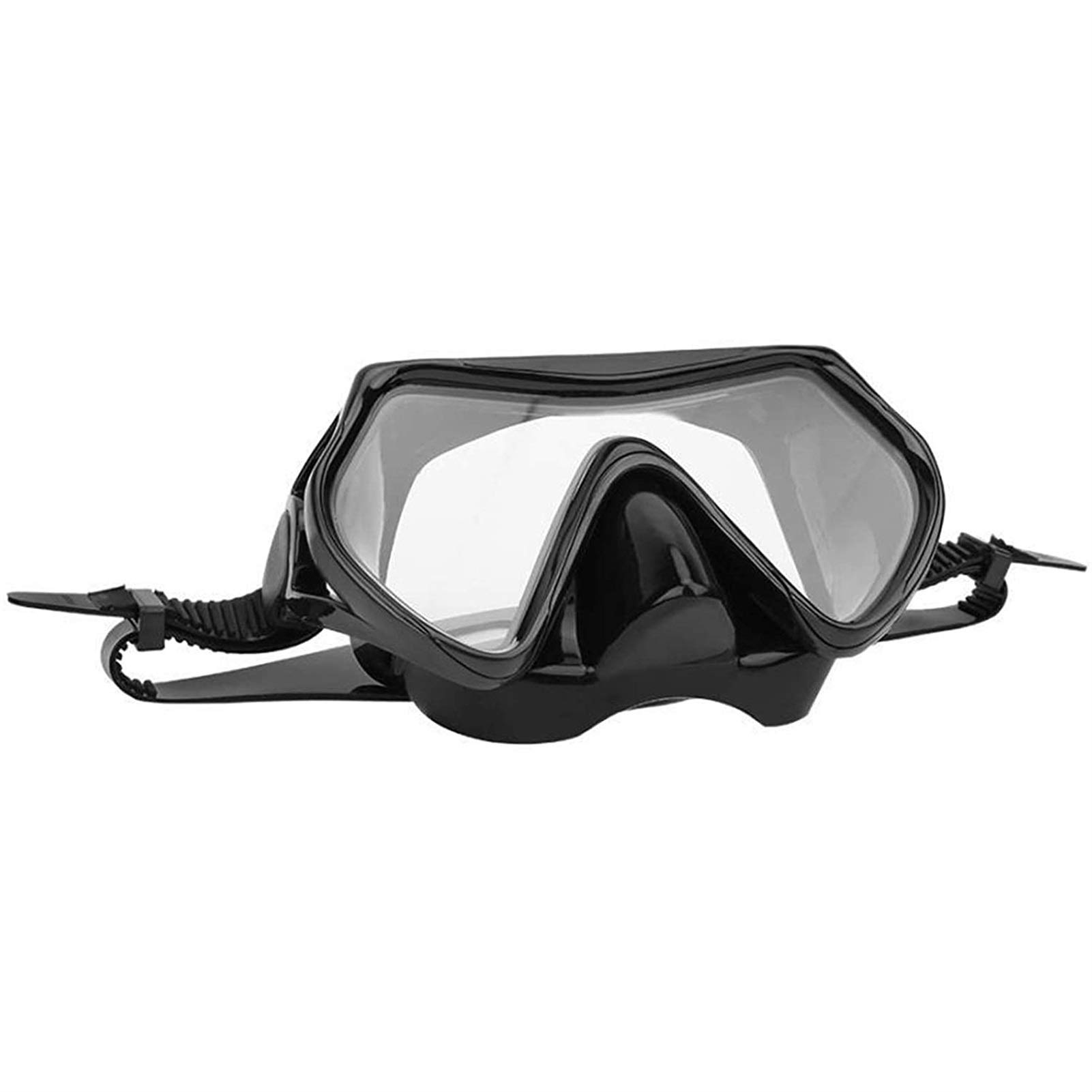 Schnorchelmaske, Tauchmaske, Silikon-Taucherbrille, Unterwasser-Bergungs-Scuba-Schwimmbrille, breite Sicht, Wassersportausrüstung für Erwachsene
