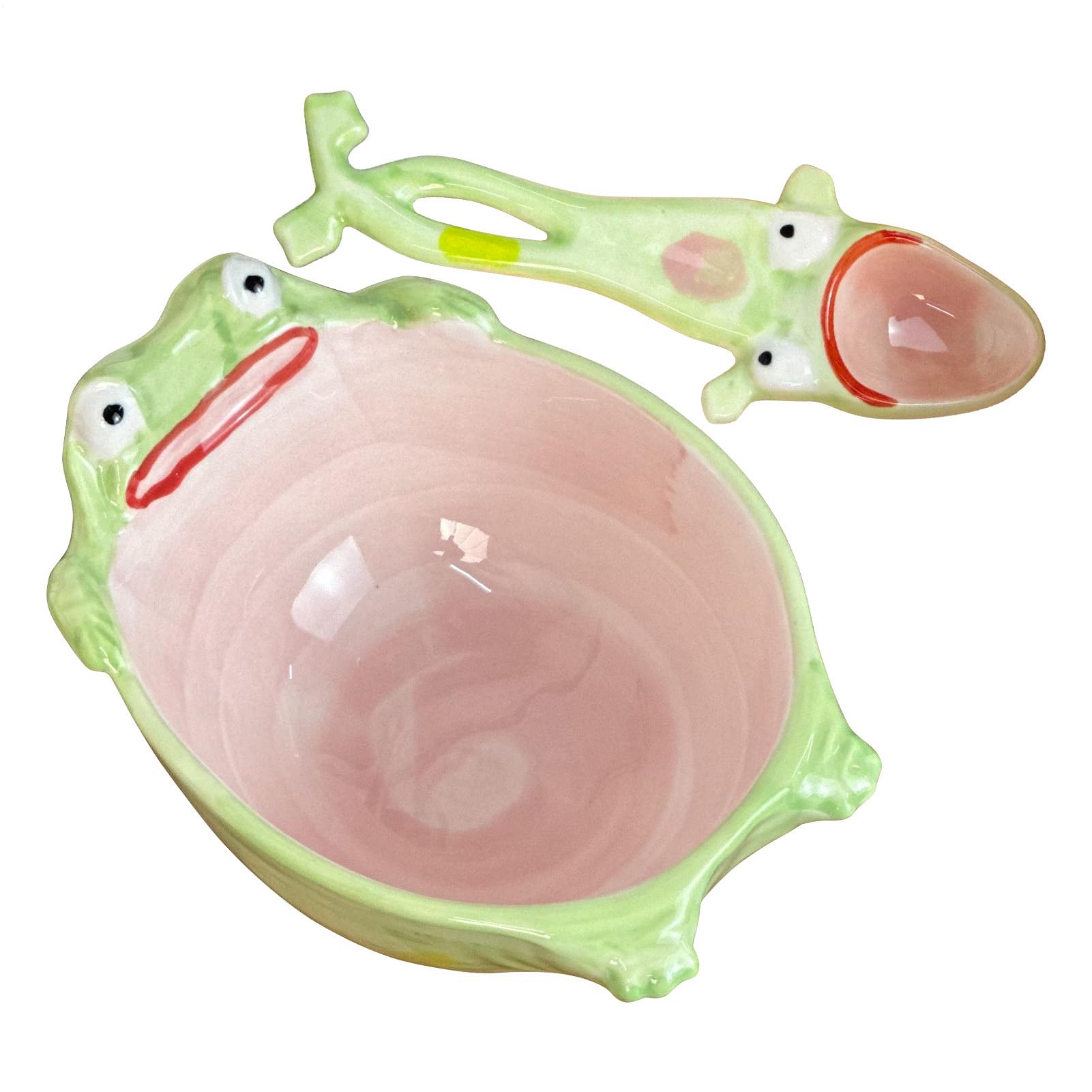 Ustensile alimentaire en céramique grenouille, idée cadeau originale