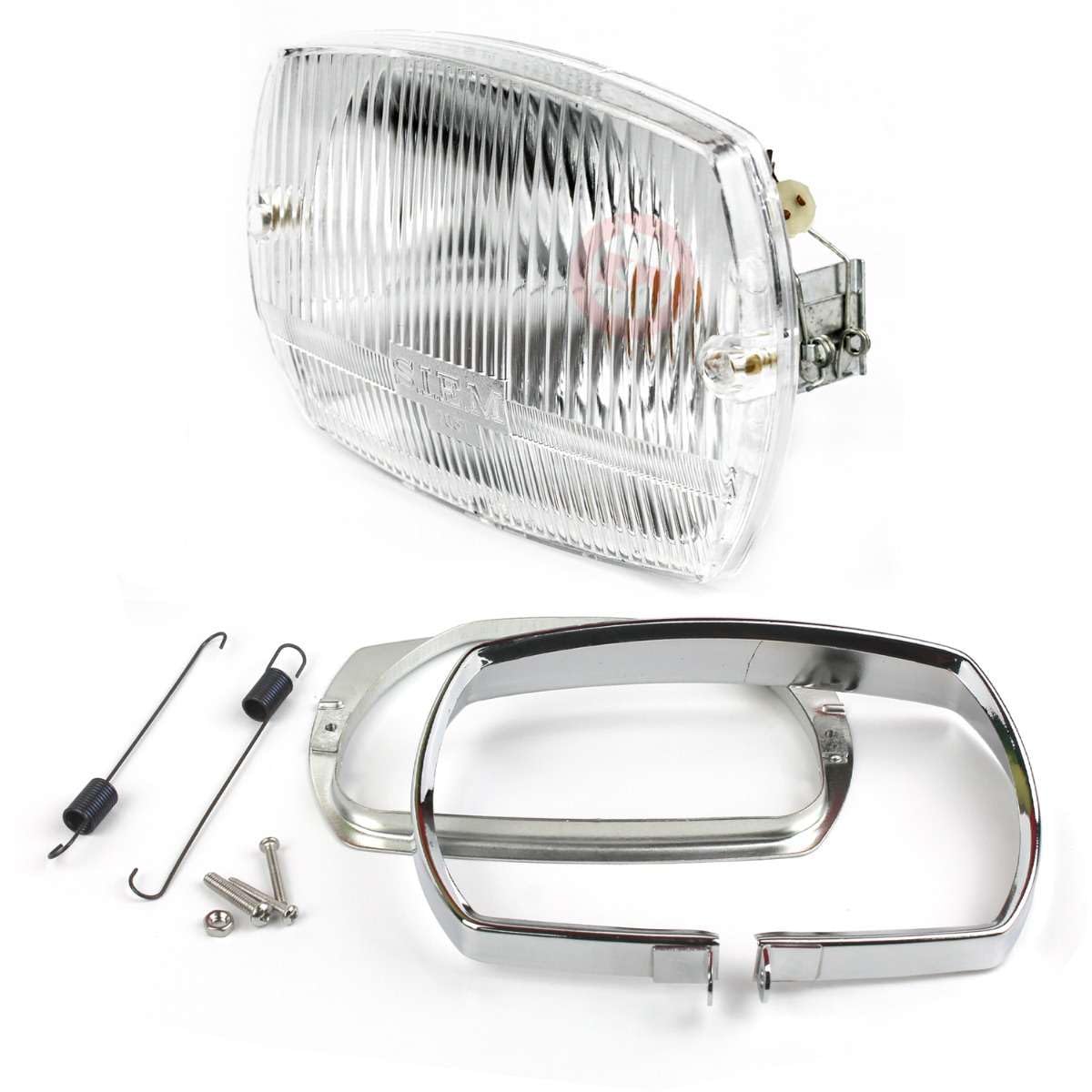 Borrozzino Moto FARO ANTERIORE COMPLETO COMPATIBILE CON VESPA 50 SPECIAL ORIGINALE SIEM KIT