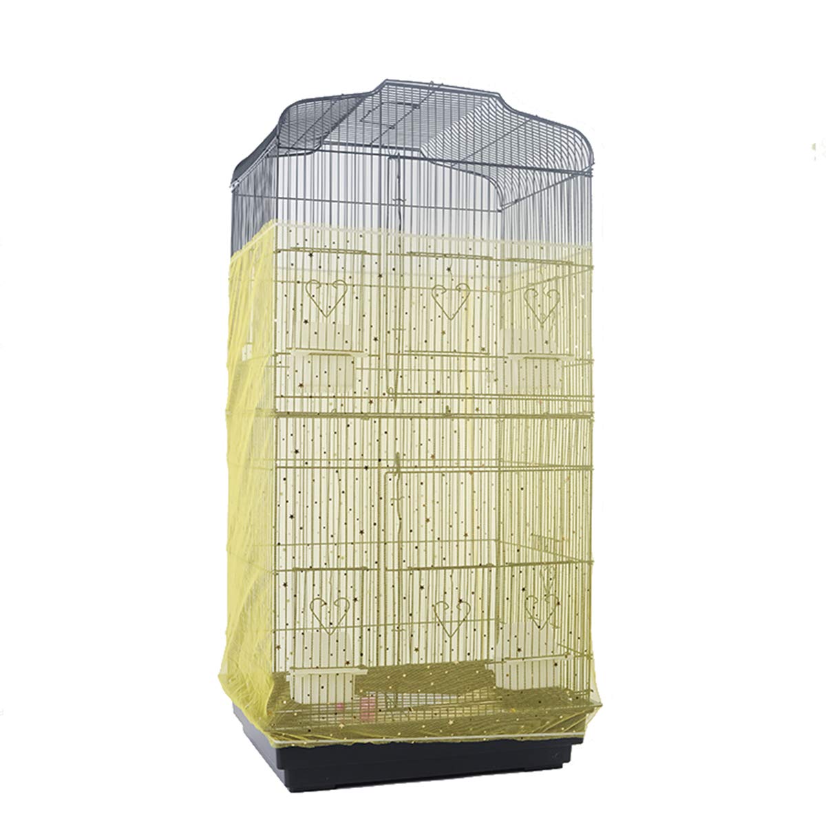 Bonaweite Extra Large Mesh Bird Seed Catcher, Bird Cage Stretchy Guard Cover, Birdcage Nylon Shell Skirt Traps Guards - 29.5” Height (B07XSQB5JH) Amazon Price History, Amazon Price Tracker