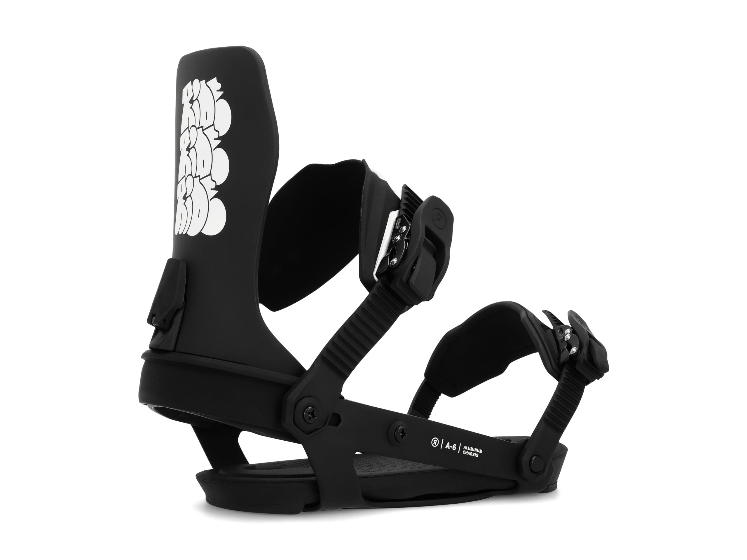 Ride A-6 Attacchi da snowboard da uomo, M, Tag