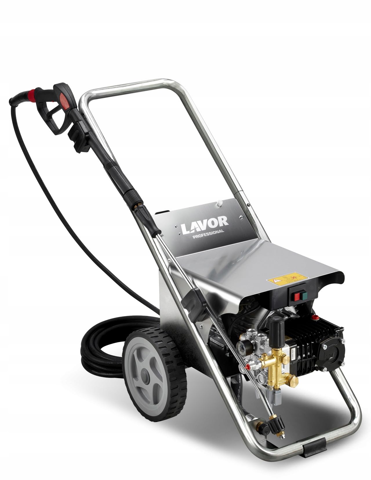 LAVOR Myjka Ciśnieniowa Profesjonalna HCR 2021 HD 230 Bar 7,5kW, Pompa RW5535 Ni 1260 l/h Mosiądz Niklowany, Myjka Wysokociśnieniowa Przemysłowa 400V Silnik 1400 RPM Chłodzona Wodą, Zestaw Akcesoriów