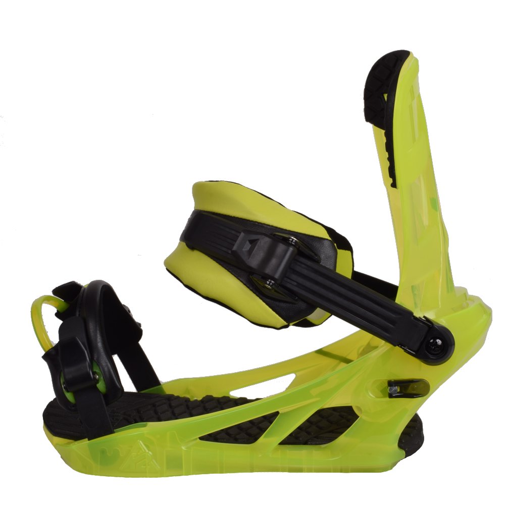 K2 Hurrithane Snowboard Bindings Yellow Mens Sz L 8 11