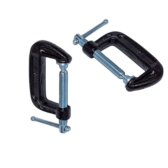 Buy 2 Piece 2 Inch CClamp Set Industrial Strength, Quality Iron C