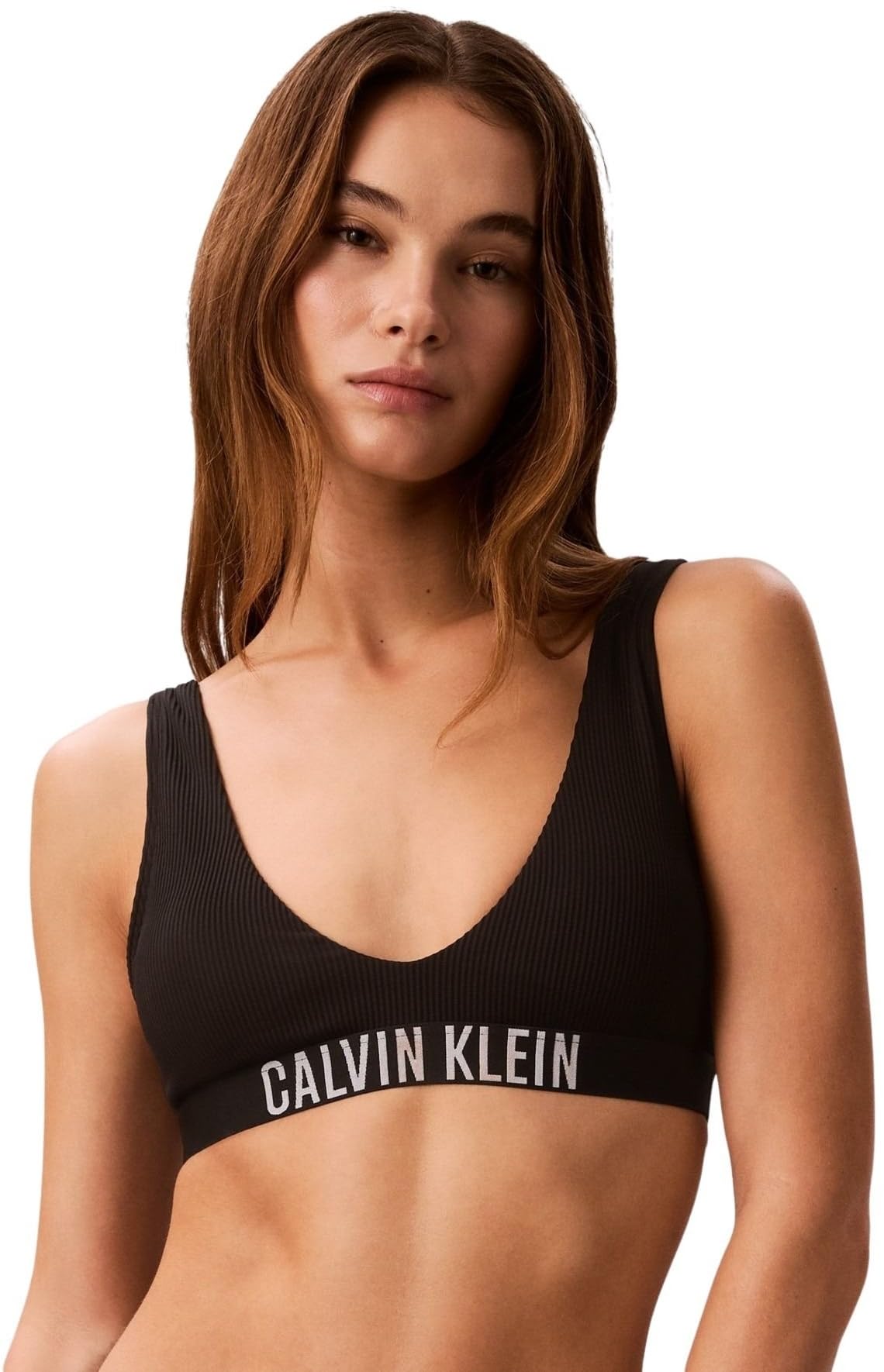 Calvin Klein Scoop Bralette Lv00q61211 Hauts de Bain Femme (Lot de 1)