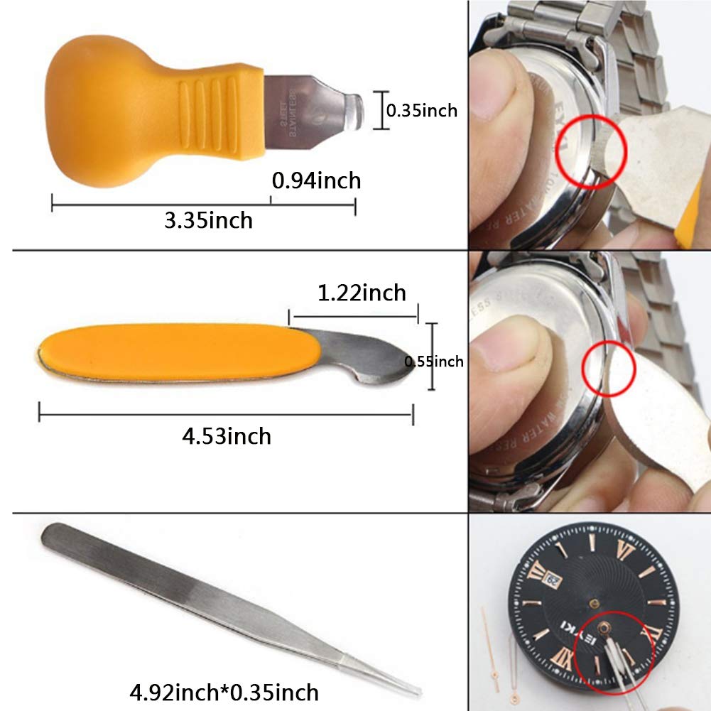 Watch Tool Watch Repair Kit Professional Spring Bar Tool Kit, Watch Battery Replacement Tool Kit, Strap Chain Pin Tool Kit Watch Repair Tools & Kits