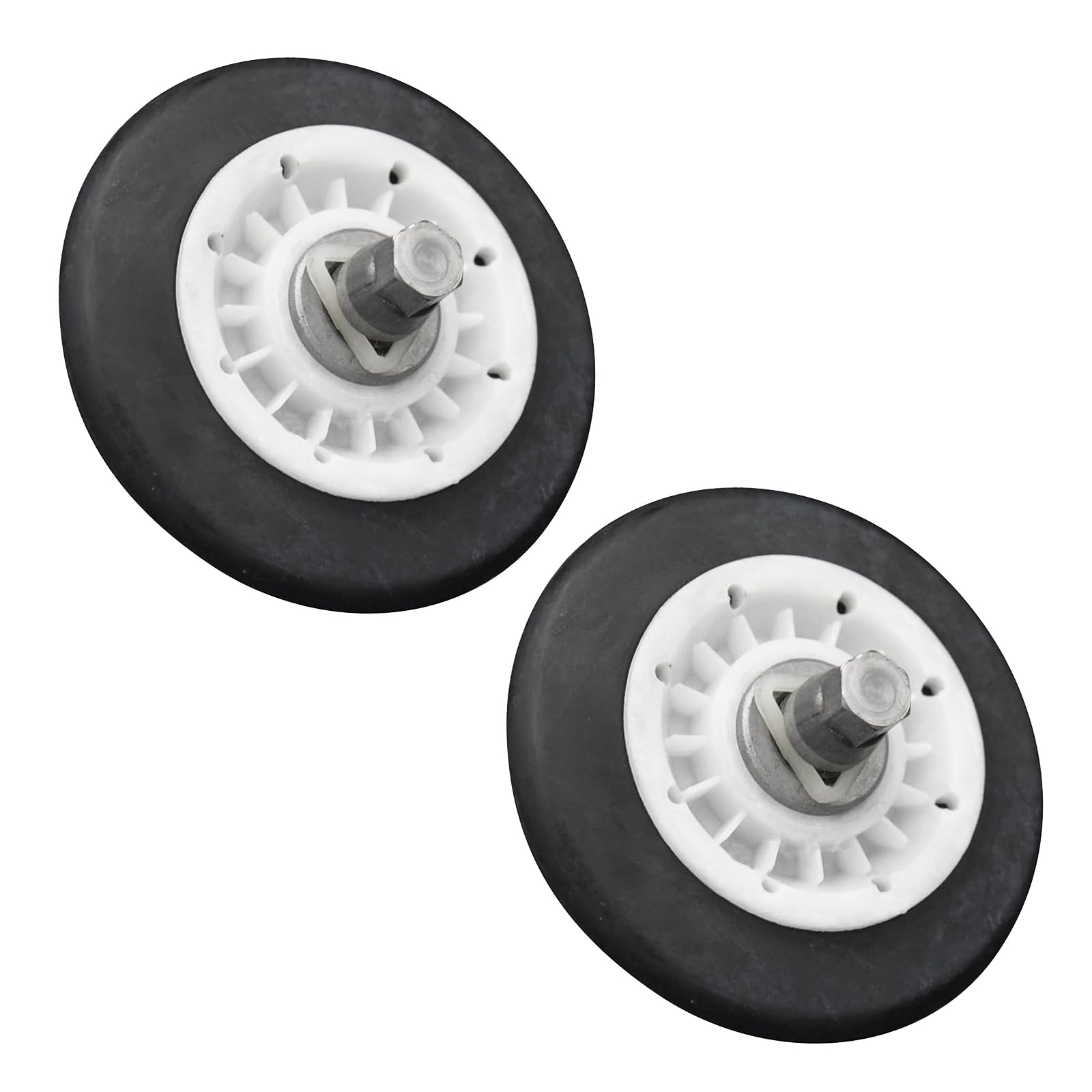 Photo 1 of 2 Pack 4581EL2002C Dryer Drum Roller Assembly Part Compatible with LG Kenmore Kenmore Elite Dryers Replaces 4581EL2002A 4581EL2002B PS8260240