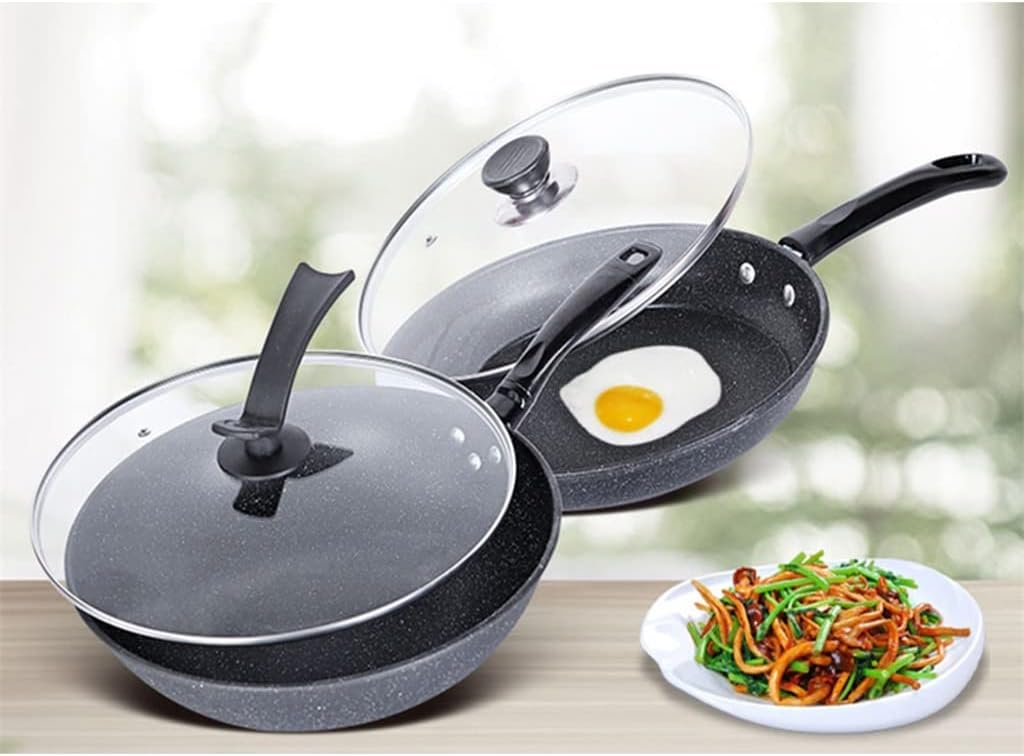 Cookware Set Frying Pan Soup Pot Stew Pot Wok Non-stick Pan Saucepan Cooking Pot Set Kitchen Casserole Hotpot Steamer Boilers
