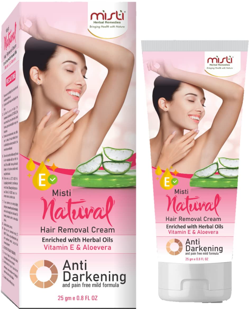 Natural Hair Removal Cream With Spatula | Enriched With Aloe vera, Vitamin E, Neem, Jojoba oil, Lemon oil, Chamomile extract | Anti Darkening And Pain-Free Mild Formula | No