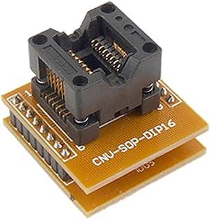 Aexit Double Row Sockets 16 Pin DIP to SOP Socket SOIC Sockets Programming Adapter