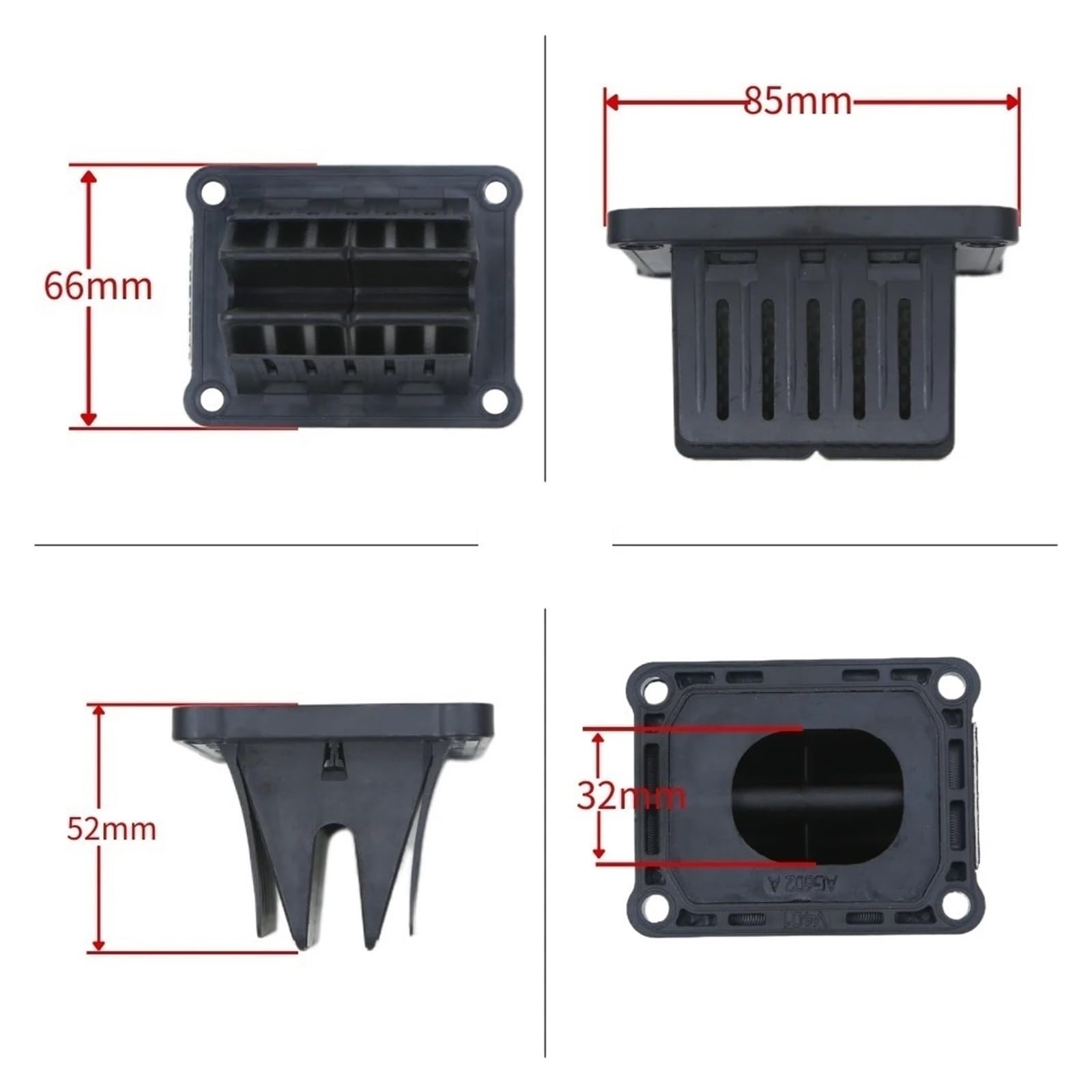 Système De Valve À Lames En Fiber Carbone Convient pour Honda CR125, NSR125, 150, JC20/22, NSR250, MC21, MC28 CLAPET BOITE POUR