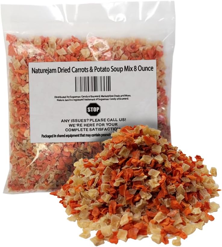 Naturejam Dried Carrots & Potato Soup Mix 8 Ounce
