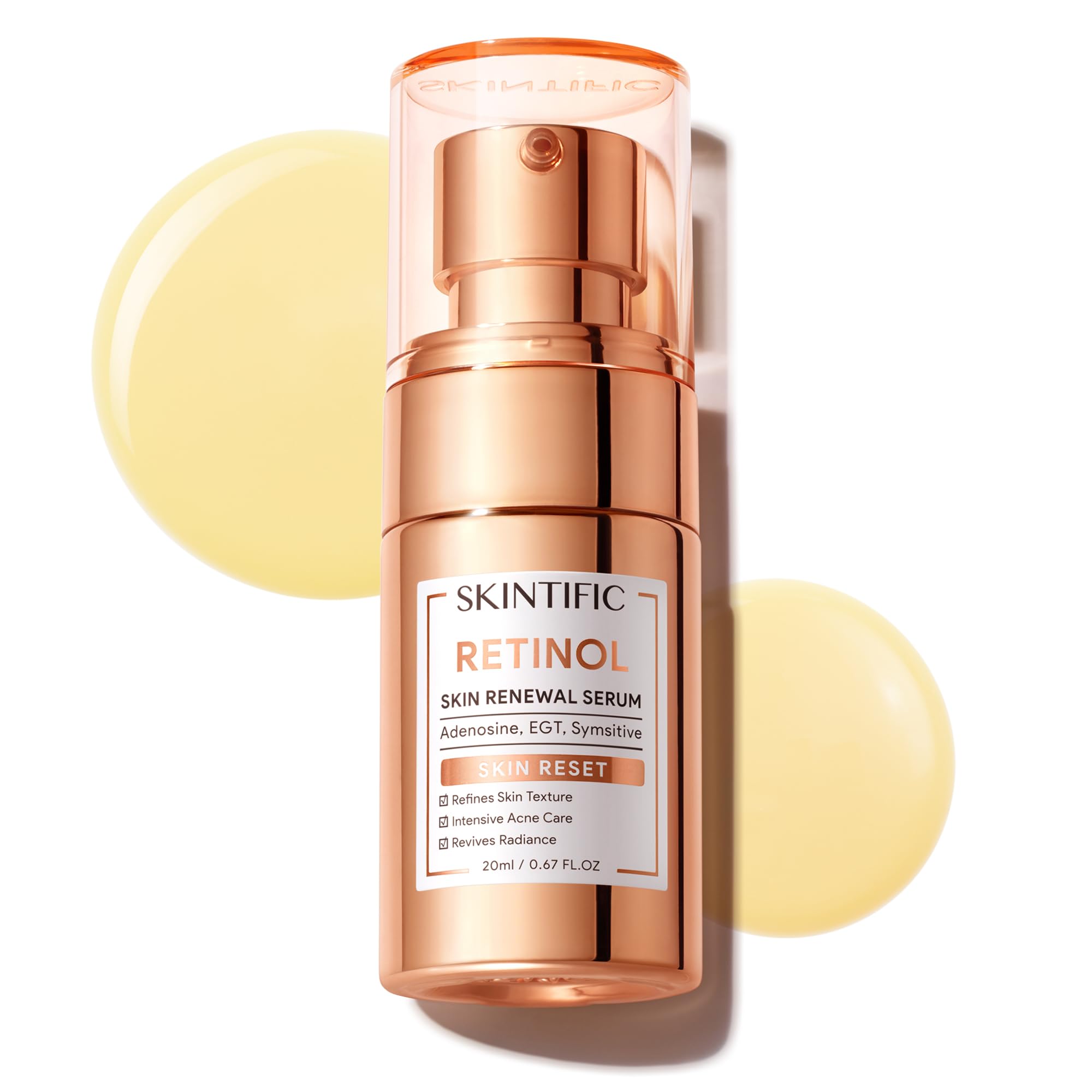 SKINTIFIC Beginner Retinol Serum with 0.1% Retinol & Zinc PCA, 20ml product preview