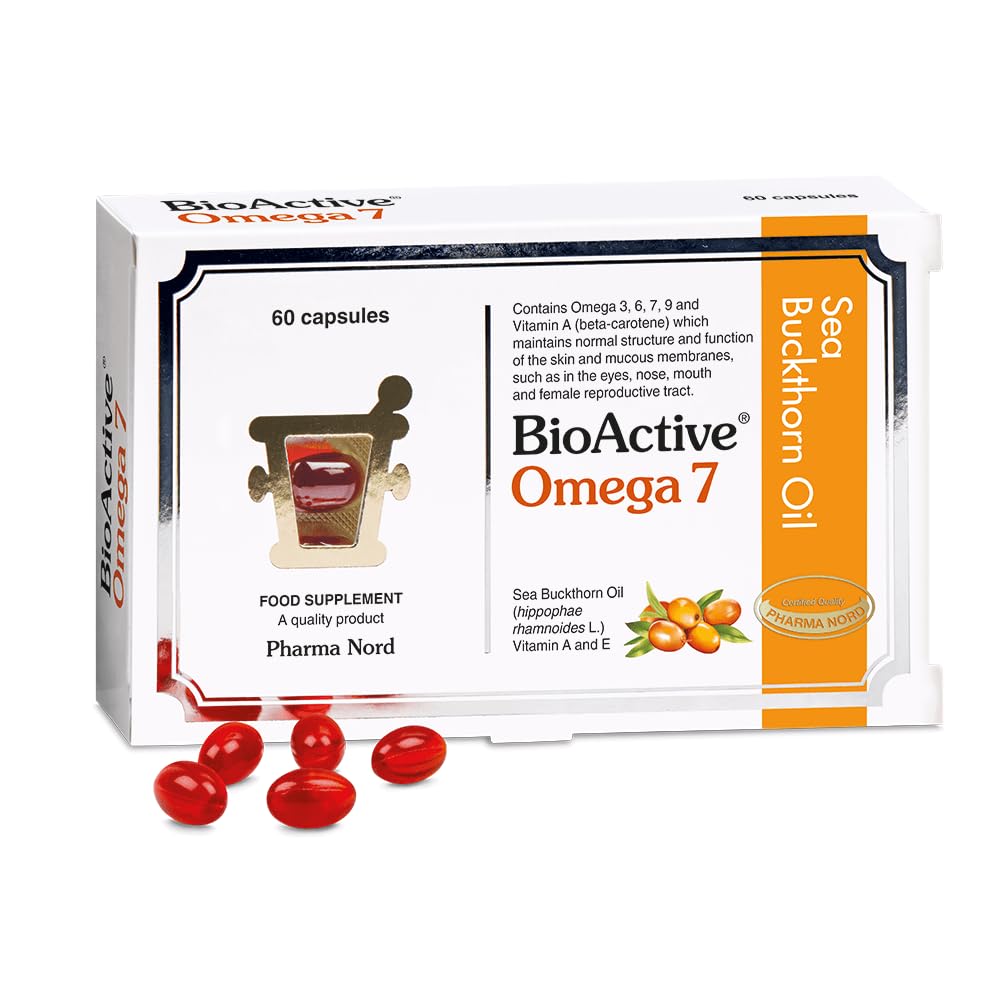 Pharma Nord Omega 7 | Sea Buckthorn Oil | Dry Eye Support | 60 Capsule