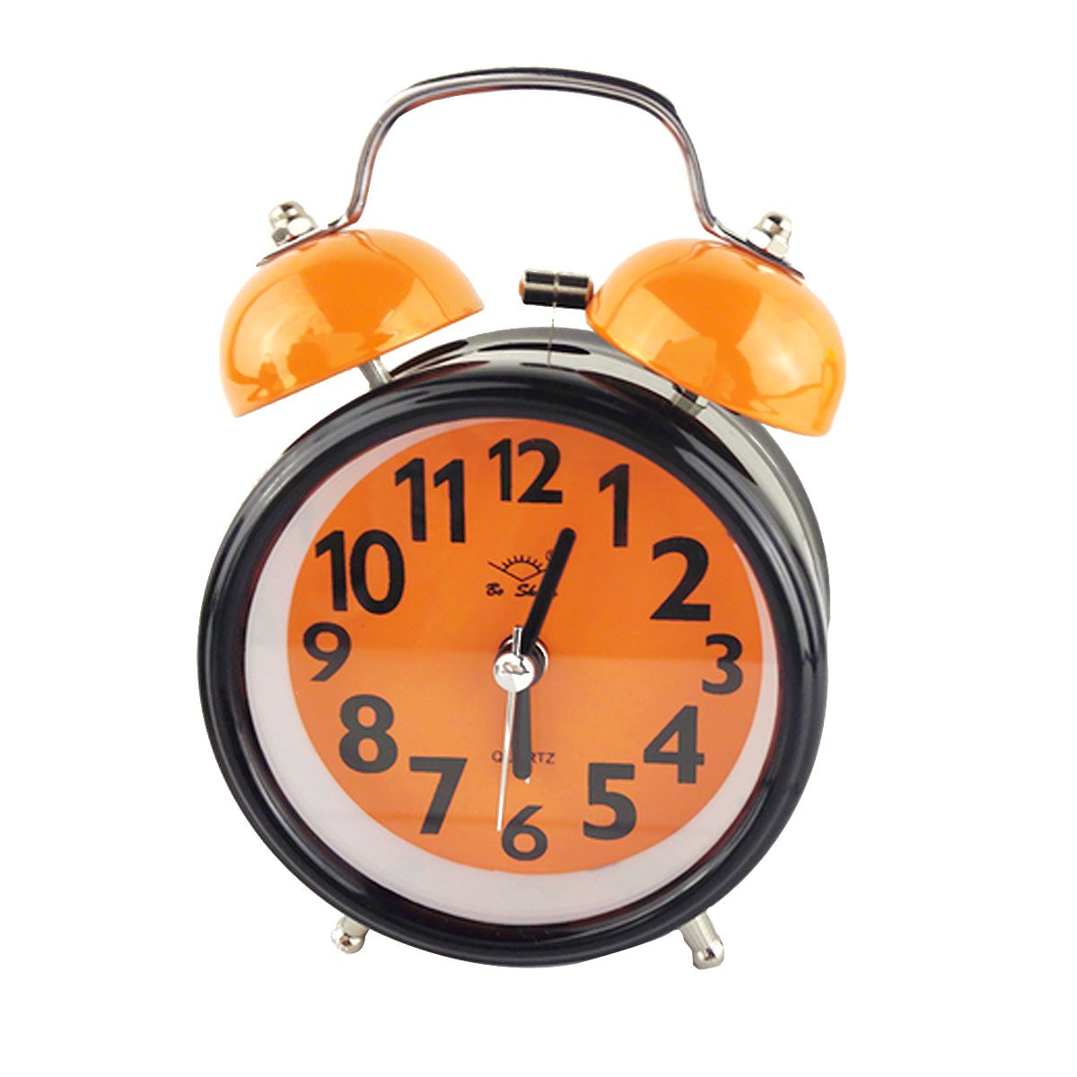 Sun Kea 3" Twin Bell Heart Shape Alarm Clock Battery Operated Loud Alarm Clock with Nightlight One Size nz1007-06SK
