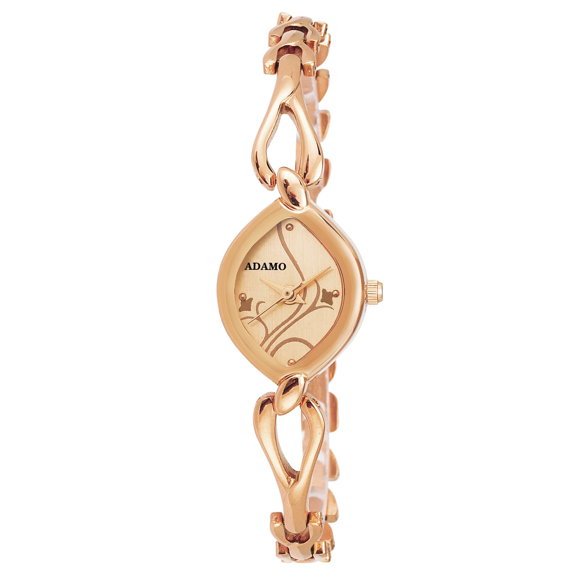 ADAMO Designer Rose Gold Dial Womens & Girls Watch A327KM21 (B0B6RBZ1CH) Amazon Price History, Amazon Price Tracker