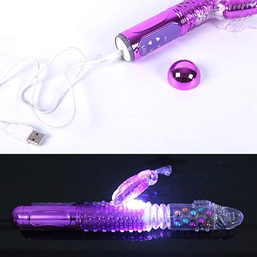 Miniatura 8 de Vibrador para mujer, mariposa vibradora, juguete telescópico de succión, rosa para mujer, estimulador para adultos, entrenamiento sexual