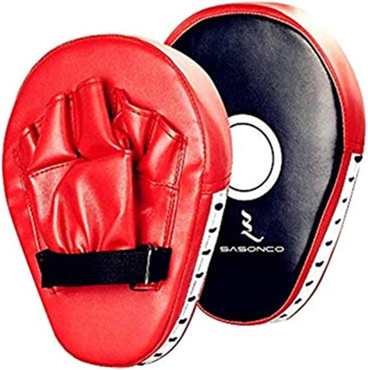 Sasonco Leather Boxing Gloves Mitts Training Target Focus Punch Pads