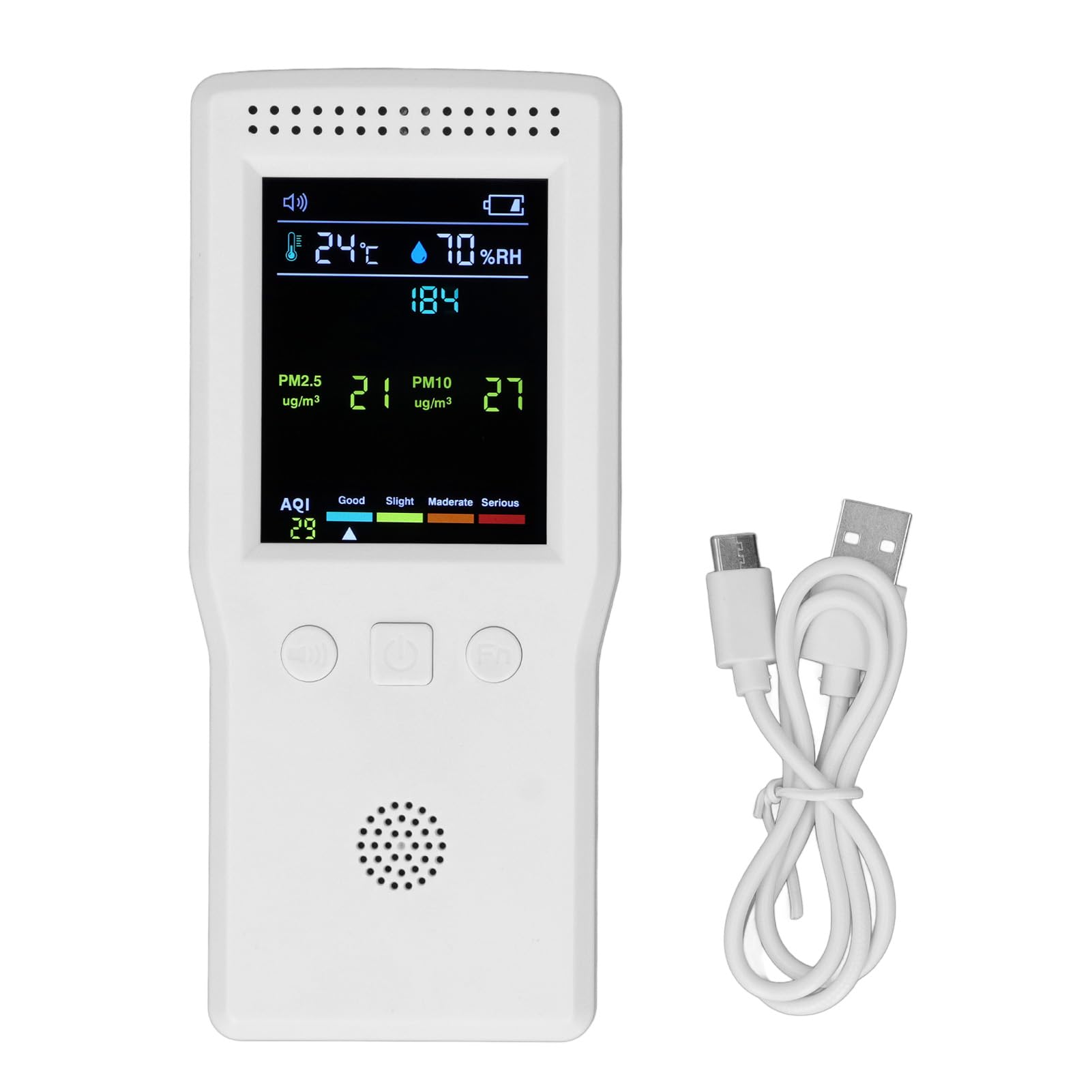 9 In 1 Air Quality Meter PM2.5 PM10 CO TVOC HCHO AQI Temperature - View #5
