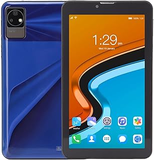 ASHATA Android 10 Tablet, 7Inch 2GB RAM 32GB ROM Octa Core 5G WIFI Tablet, Dual SIM Dual Standby Dual Camera 3500mAh Battery Dual Band Kids Tablet, for Boys Girls(Blue)