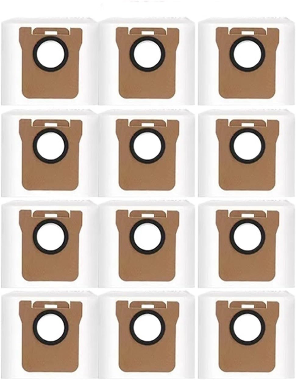 McbeAn Dust Bag Compatible for Dreame L10s Ultra S10 S10 Pro Compatible for Mijia Compatible for Omni 1S B101CN Robot Vacuum Cleaner Accessories Garbage Bag Replacement Parts(12pcs)