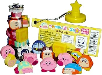 カービー　消しゴム　入り　キーホルダー Amazon.co.jp: エンスカイ 星のカービィ つめつめ消しゴム ボトル36個