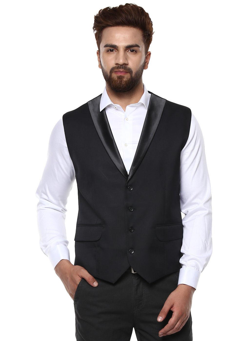 veera paridhaan Solid Nehru Jacket(VP00769)-picture-0