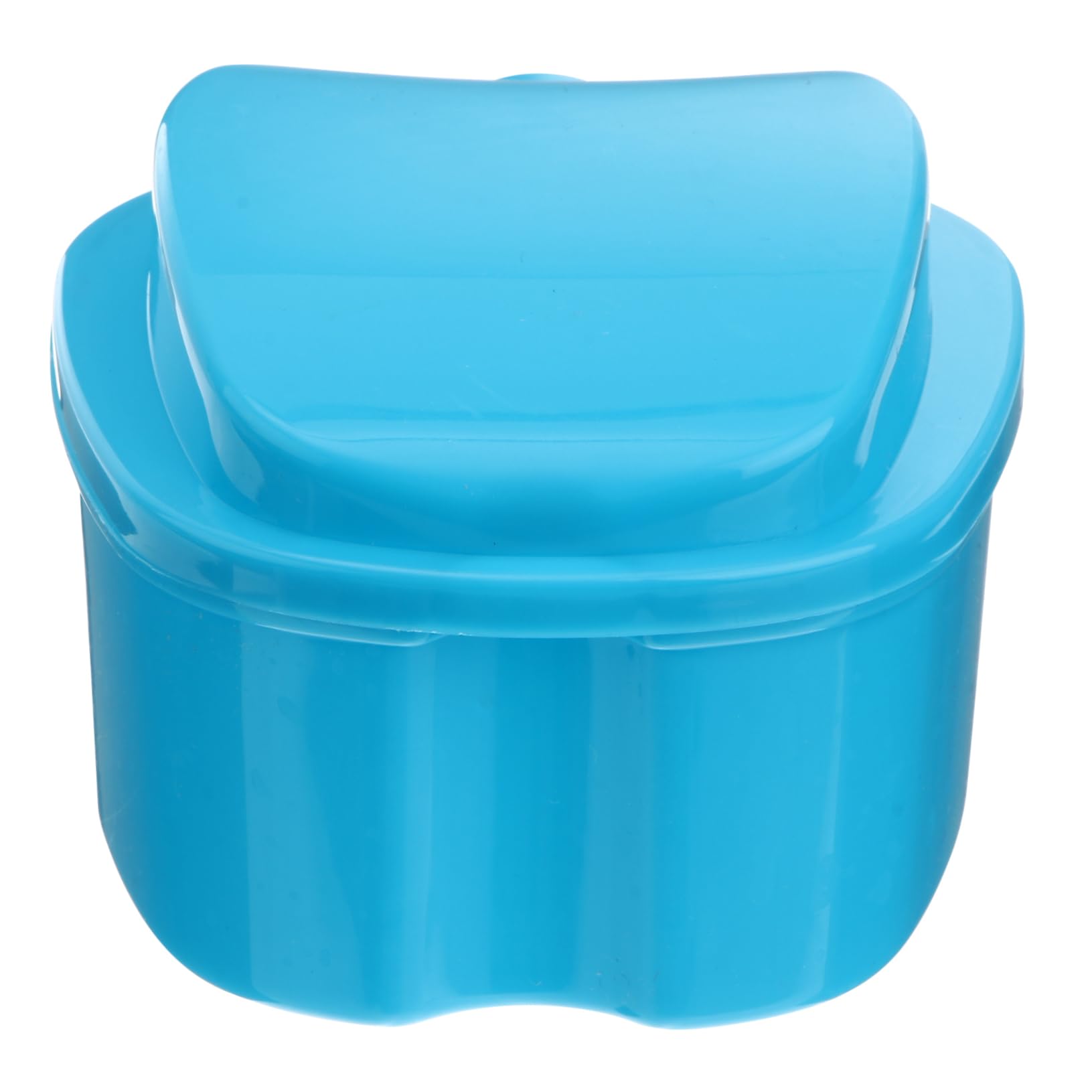 PP Boîte Bleu Mini Dentaire avec Filet pour Prothèse Suspendu