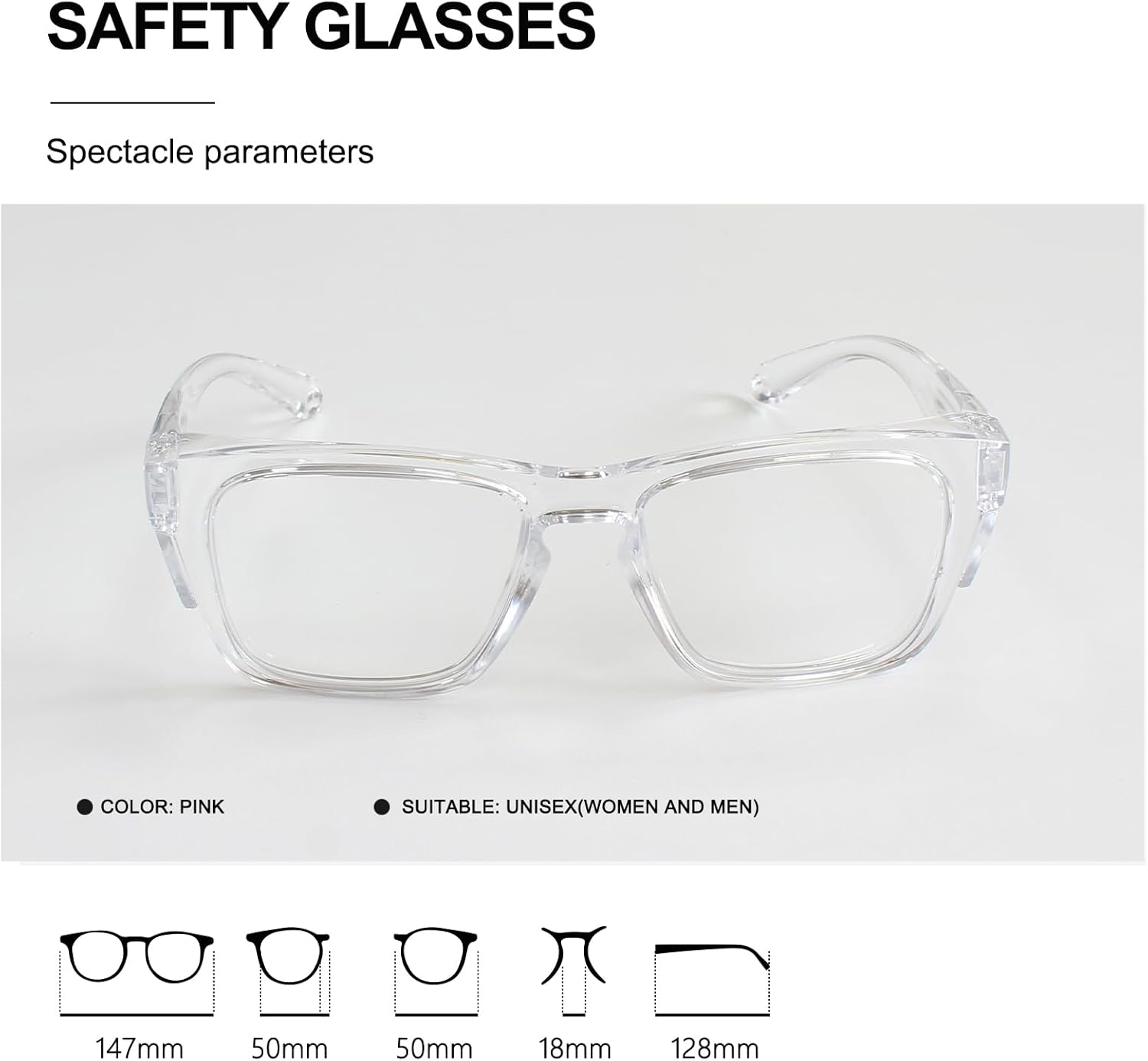 JING LEI Safety Glasses - Anti Fog Lenses - Eye Protection with Side Shields - ANSI Z87.1 Protective Eyewear Goggles for work - Image 6