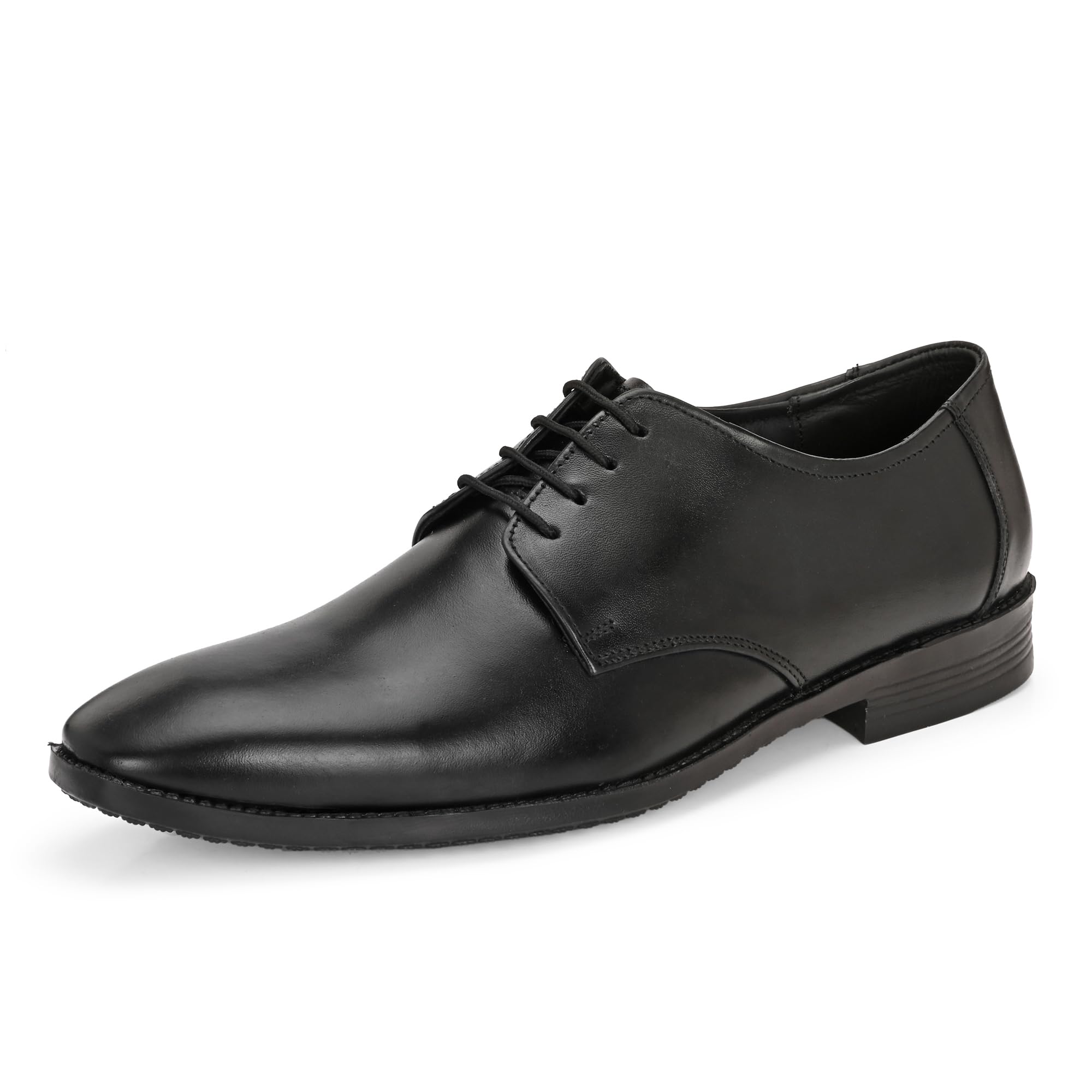 blue leather by centrino Genuine Leather Slip-On Men's Formal Shoe |Stylish with Soft Cushioned Insole |Trendy Non Lace-Up Design |Durable Leather with Anti-Skid Sole | Perfect for Formal Wear (4018)-picture-55