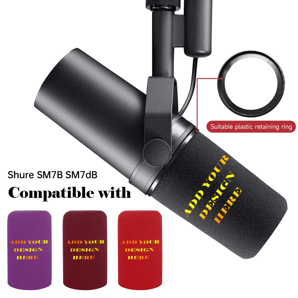 Amazon.com: Personalized Shure Sm7b Microphone Cover Custom Vocal
