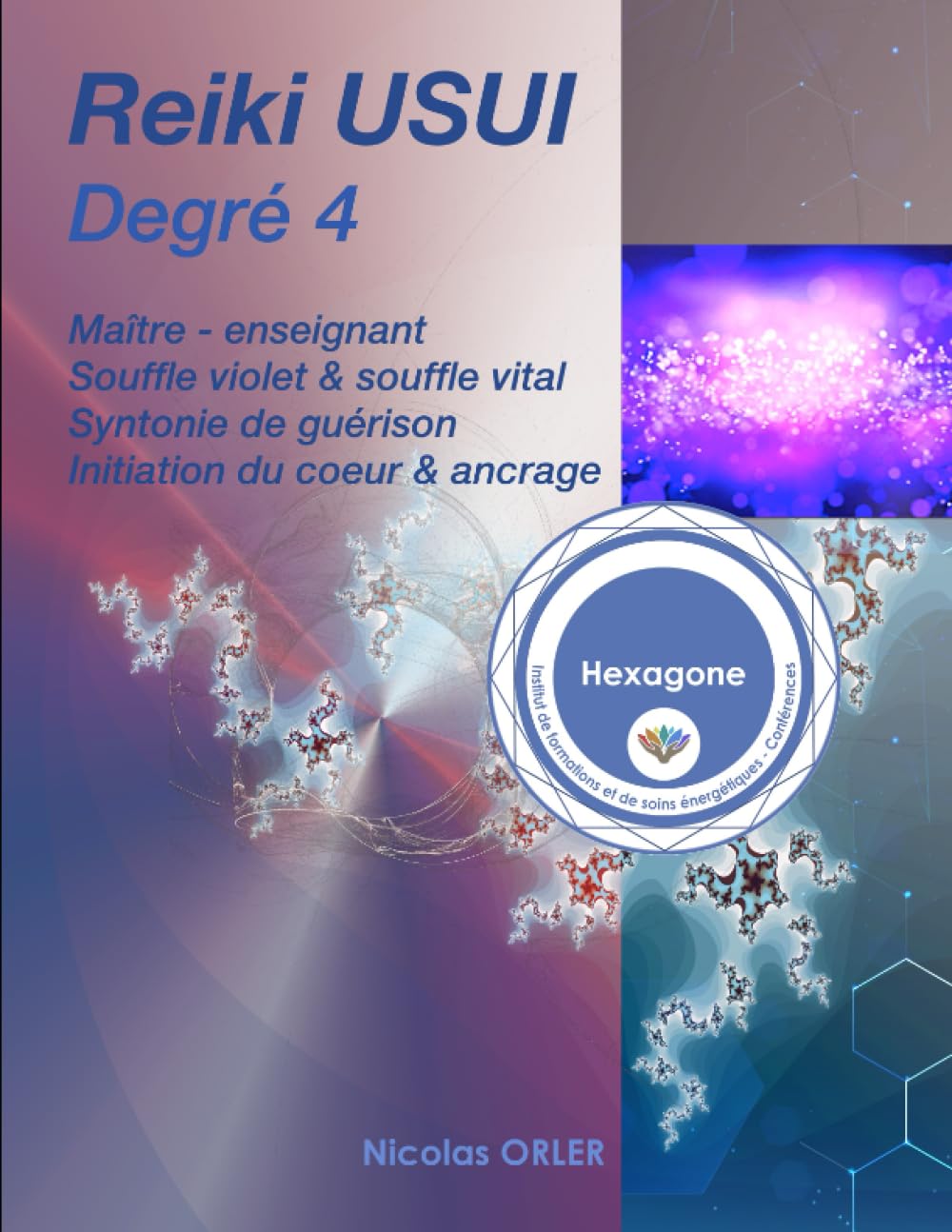 Manuel Reiki Usui degré 4: Maître - Enseignant, souffle violet & souffle vital, syntonie de guérison, initiation du coeur & d'ancrage (Manuel Reiki Usui Débutant à Maître)