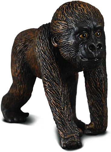 Collecta Wildlife Western Gorilla Baby miniatura Toy FigureAuténtico pintado a mano modelo