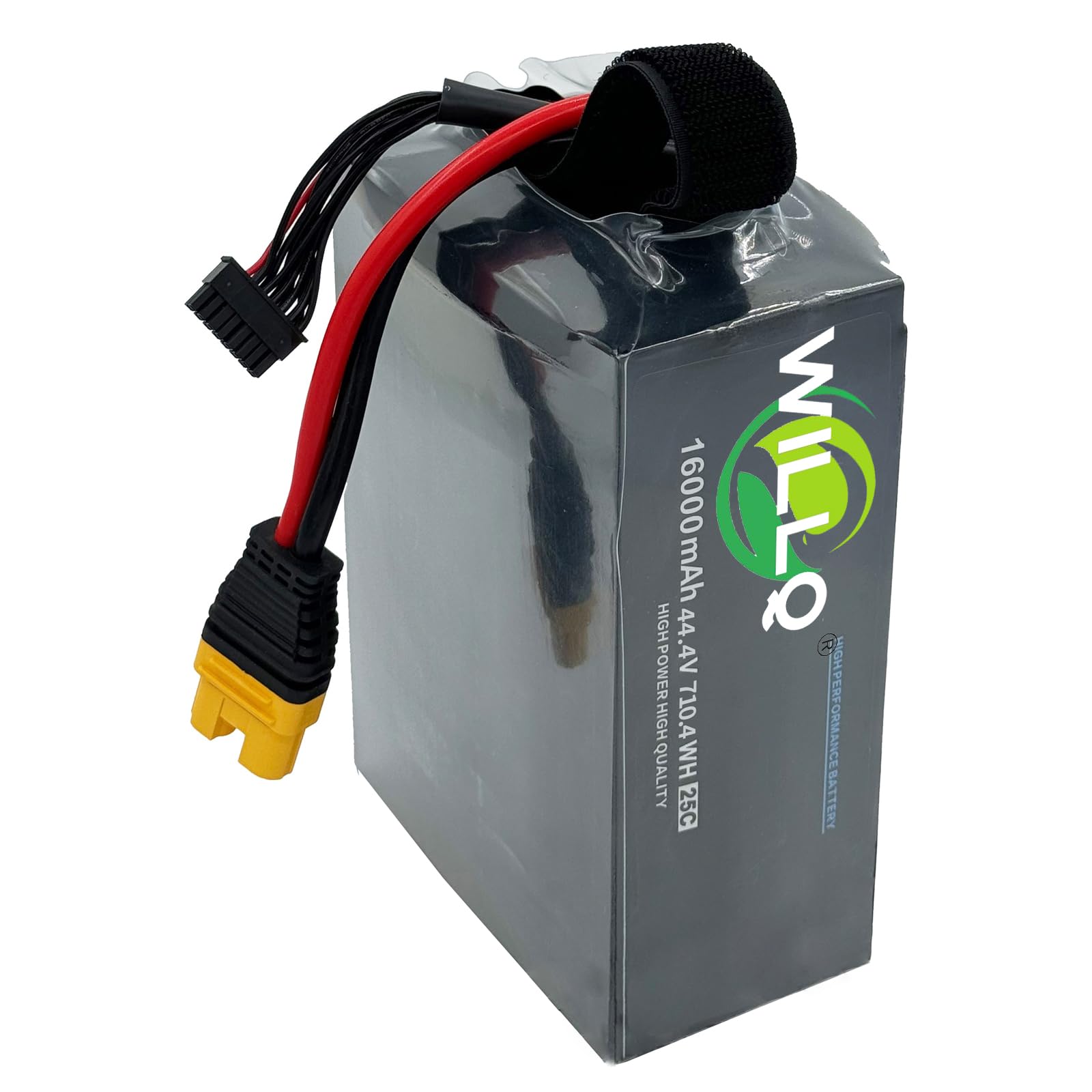 Amazon | WILLQ 44.4V 16000mAh 12S 25C リチウムポリマーバッテリー