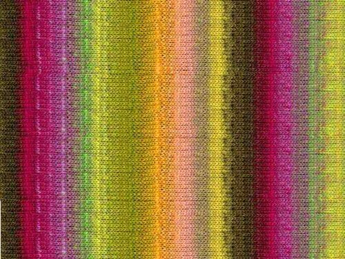 Noro Kureyon, 95 - Lime-Hot Pink-Orange