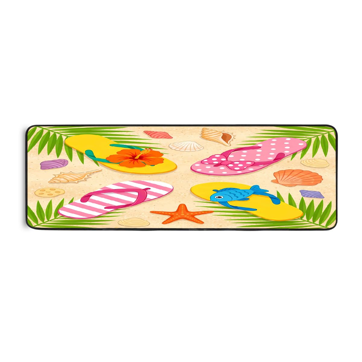 Tapis de cuisine anti-fatigue lavable pour protéger le sol devant l'évier
