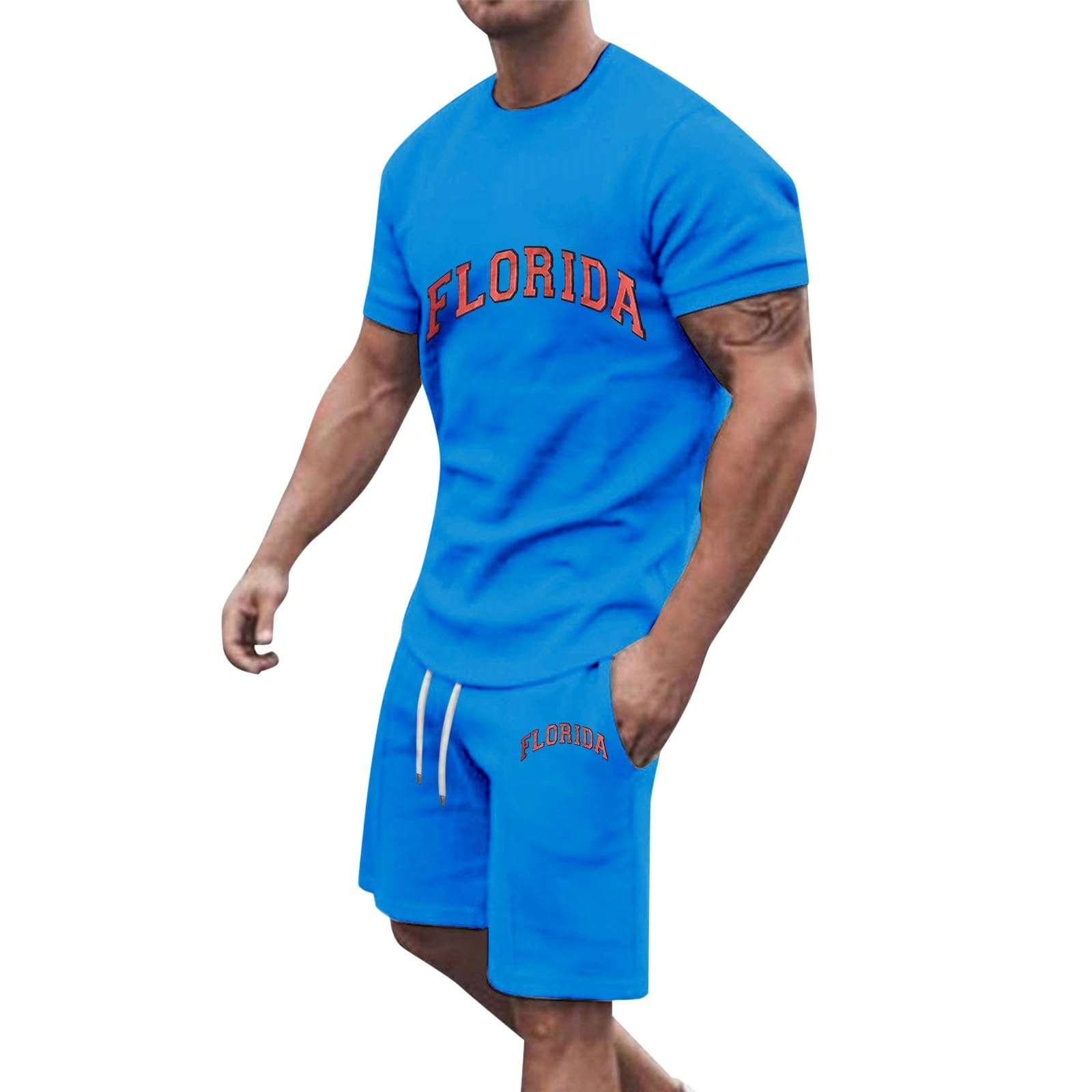 RUMAOZIA Ensemble Débardeur Et Short Pour Homme, Combinaison