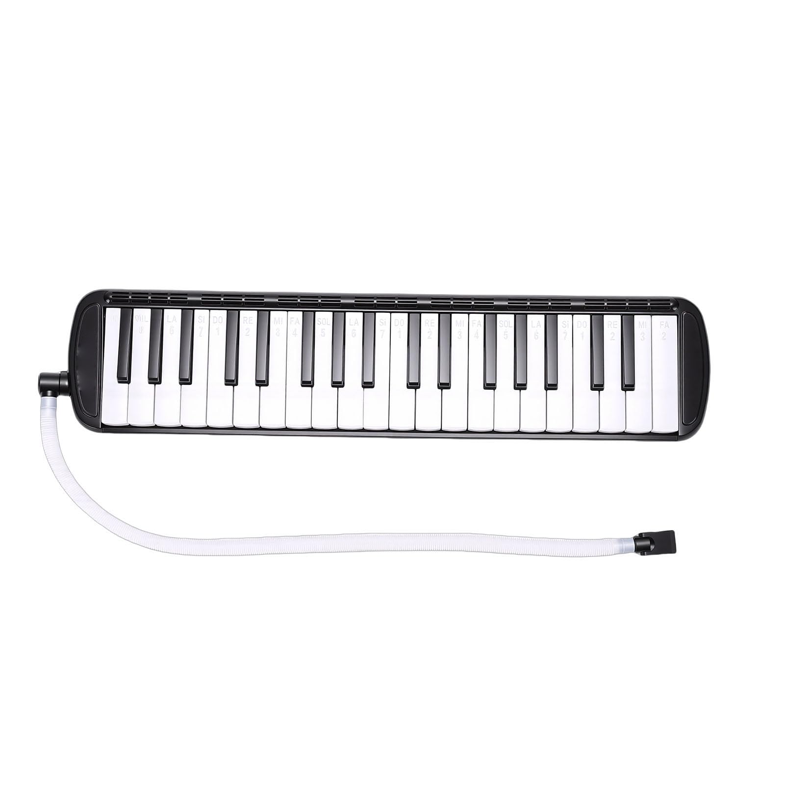 Keenso Melódica de 37 Teclas, Teclado de Piano de Aire Portátil ABS con Boquilla para Principiantes y Profesionales, Tubo Flexible para Tocar Fácilmente