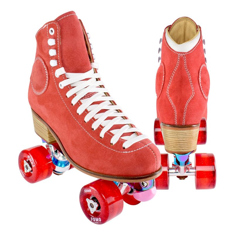 Wifa Skates - Roller Skate Boots - Street Suede - Red - 38