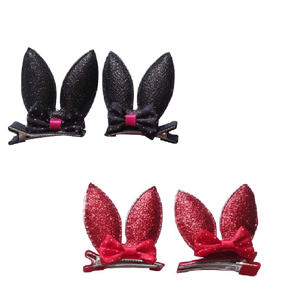 APSAMBR- 2PAIR RANDOM DESIGNShiny Bunny Ear Hair Bows Clips Rabbit Ear Hair Barrettes Hair Accessories for Toddlers Girls Teens Kids (B0993QC2JQ) Amazon Price History, Amazon Price Tracker