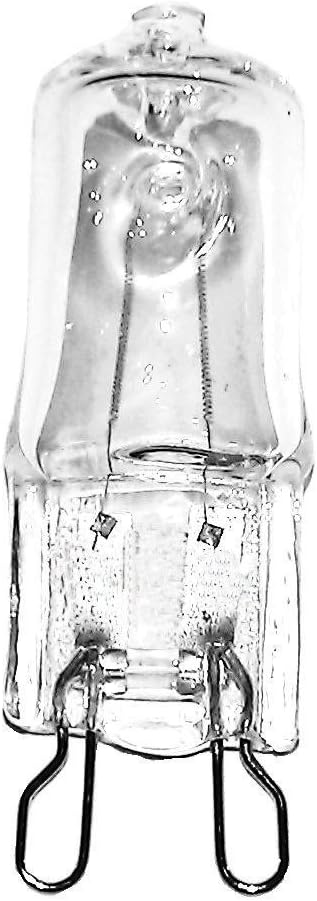 (2)-Pack Replacement Halogen Bulb for Microwave Kitchenaid W10208564 Baseless Lamp