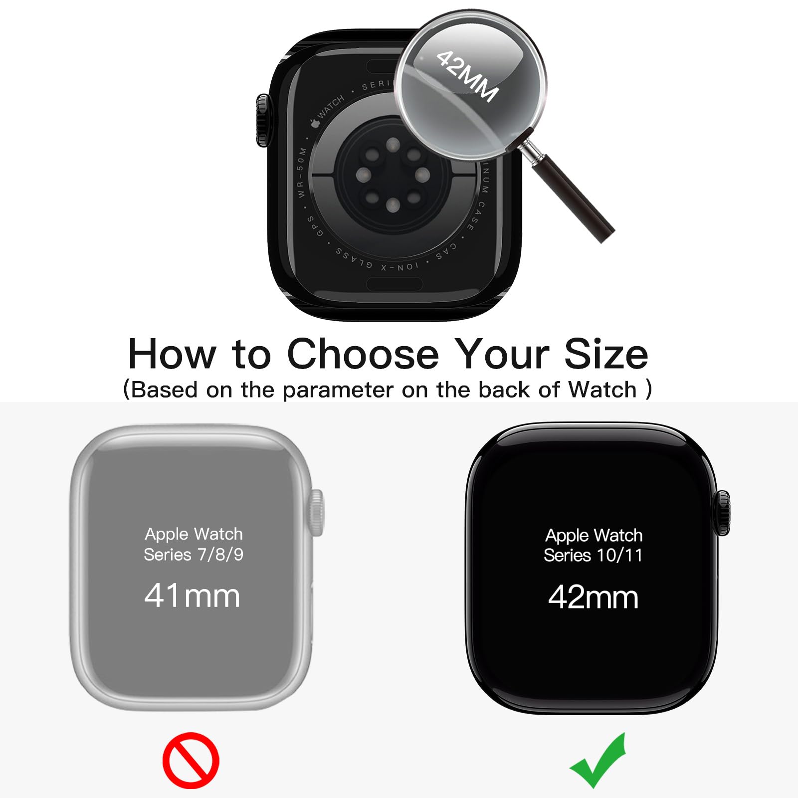 JETech Platerowane Etui dla Apple Watch Series 11/10 42mm | Miedziano-Różowe Złoto, Wbudowany Ochraniacz Ekranu ze Szkła Hartowanego, Metaliczne Wykończenie, Wysoka Czułość Dotyku