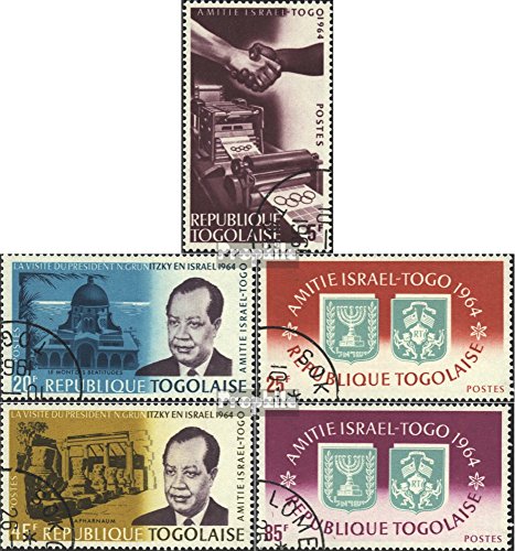 Prophila Collection Togo 452A-456A (Completa Edizione) 1965 Amicizia Togo e Israele (Francobolli per i Collezionisti)