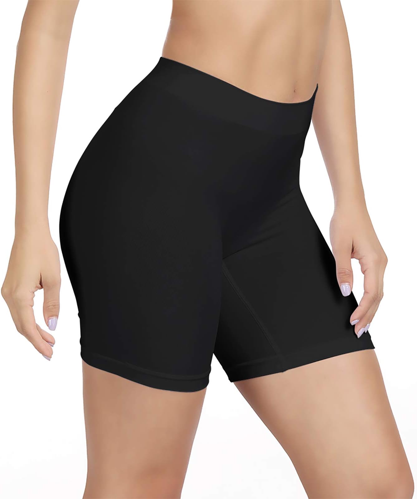 SIHOHANWomen Anti Chafing Shorts Slip Shorts for Under Dresses Seamless Boxer Underwear Boyshorts Panties Safety Long Briefs