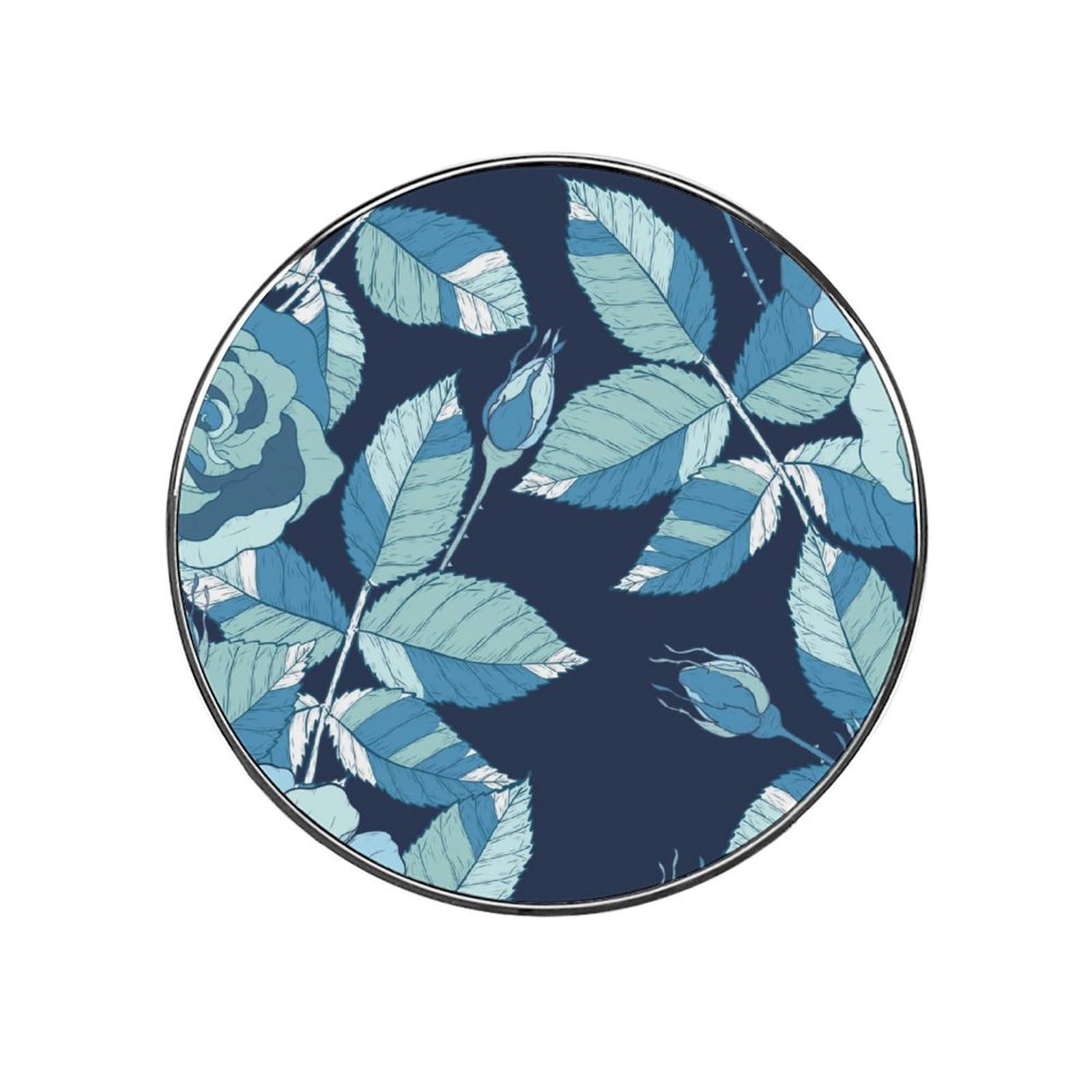 Blue Leaf Magnets For Fridge Kitchen Decoration For Refrigerators Whiteboards