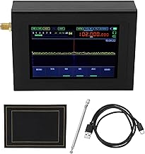 DSP SDR Shortwave Radio Receiver 50GHz~250MHz 4GHZ~2GHZ 3.5in Touching Screen with Antenna
