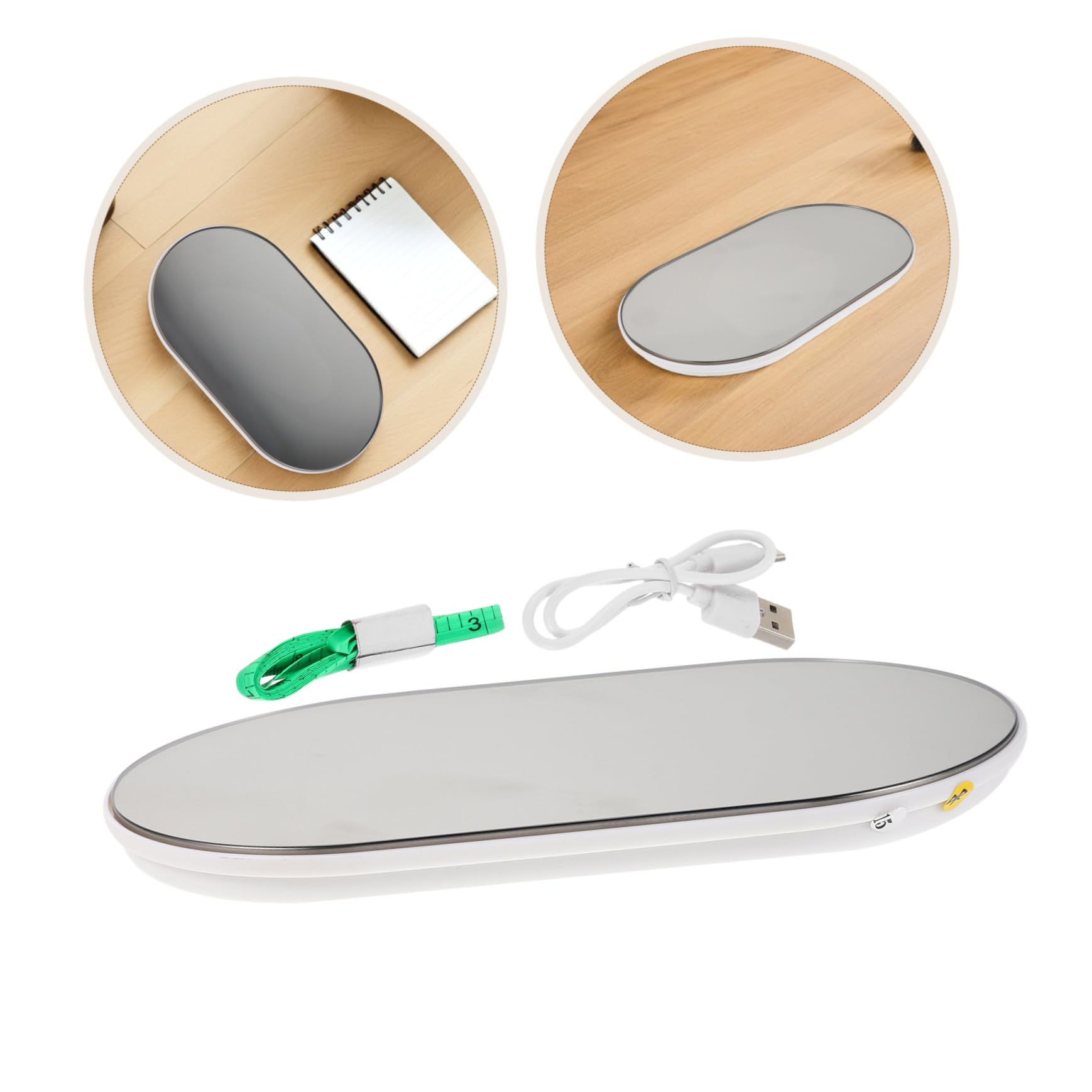 Escala de grasa corporal portátil báscula de baño herramienta de escala de peso para mujer balanzas digitales electrónica de bolsillo el plastico Negro