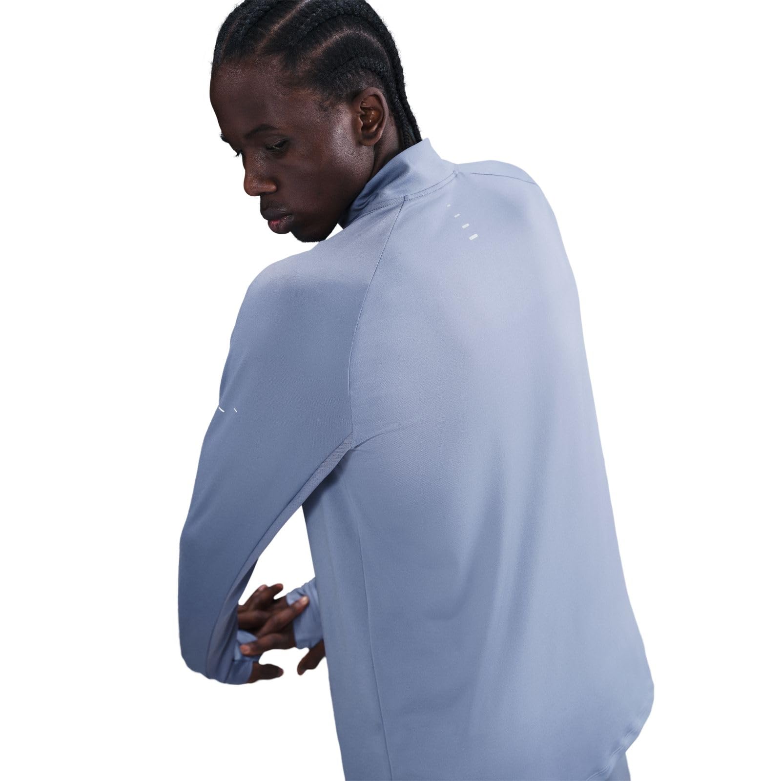 NIKE Górna część środkowa biegowa Mężczyźni Nike Stride Dri-fit Midlayer-laufoberteil mit Halbreißverschluss für Herren